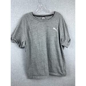 PUMA T Shirt‎ Mens 2XL Gray Short Sleeve Keep You Dry Performance